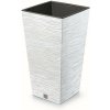 Prosperplast kvetináč Furu Square Biela 26,5 cm