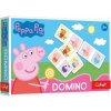 Domino papierové Prasiatko Peppa / Peppa Pig 21 kartičiek spoločenská hra v krabici 21x14x4cm