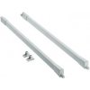 GTV MODERN BOX PRO reling, podélný, čtvercový, L=450 mm, šedé
