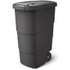 PROSPERPLAST WHEELER antracit s recyklovaným čiernym vekom 90l