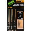 Fox Edges Hotové montáže 50 lb Camo Leadcore Kwik Change Leaders 3 ks