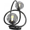 Wofi | Wofi 8014-205 - LED Stolná lampa NANCY 2xG9/3,5W/230V čierna/chróm | W3993