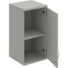 Policová skriňa Strong, zámok, P, 40x76,8x40 cm, sivá/sivá - 1 kus - 1 KS - áno - 1 - 60 mesiacov - 1x plné - pravá - nadstavba - Hobis - sivá - Strong - 40 cm - 76.8 cm - 40 cm - 19.86 kilogramu HOBI