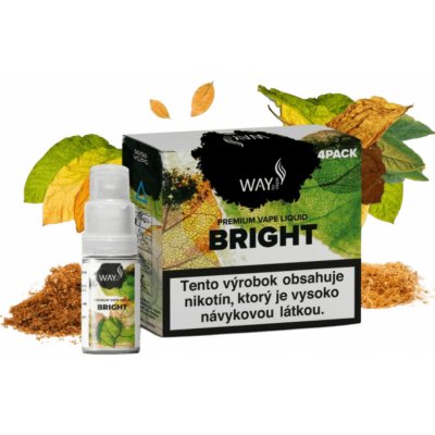 e-liquid WAY to Vape BRIGHT 4Pack 4x10ml - 12 mg
