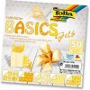 Folia Origami papier Basics Žltý, 50 ks 15 x 15 cm