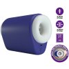 Pretty love dj lady male masturbator with vibration 5 settings purple