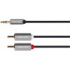 Kábel Jack 3,5mm - RCA 2x, 10m Kruger&Matz Basic