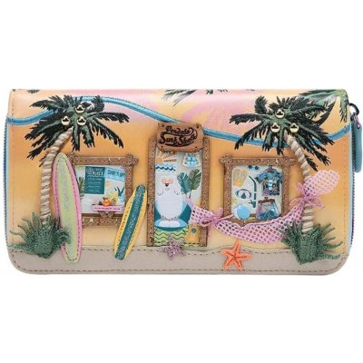 Vendula London Surf Wallet F58482821 béžovo modrá