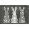 wash+dry Interiérová rohožka Bunny Trio Rozmer: 50x75 cm