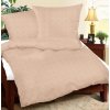 Brotex obliečky krep UNI Béžové nitěný gombík 140x220 70x90