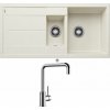Blanco METRA 6 S biela soft 527117 + Blanco MILI chróm 519413
