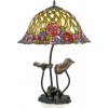 Lampa tiffany stolová ROSES 64*Ø40