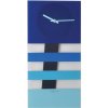 Dizajnové nástenné kyvadlové hodiny 2855bl Nextime Bold Stripes 38x19cm (8717713010579)