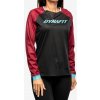 Dámska cyklistická mikina Dynafit Ride L/S - black out beet red