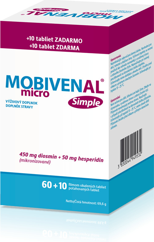 Vulm Mobivenal Micro Simple 60+10 tabliet