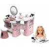 Set kozmetický stolík a česacia hlava pre kaderníčku My Beauty Center 3v1 Smoby s blond vlasmi a elektronickým fénom
