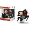 Funko POP! Rides - Mulan - Mulan Riding Khan (Super Sized, 18cm)