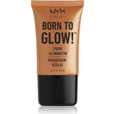 NYX Professional Makeup Born To Glow tekutý rozjasňovač odtieň 03 Pure Gold 18 ml