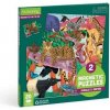 Mudpuppy Magnetické puzzle Safari a džungle 2x20 dílků