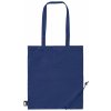 Berber skladacia RPET nákupná taška, modrá tmavá