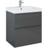 Elita Look skrinka 60x44.9x63.5 cm závesná kúpeľňová skrinka pod umývadlo antracitová RE010601026610