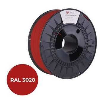 C-Tech Premium Line PLA, dopravní červená, RAL3020, 1,75mm, 1kg