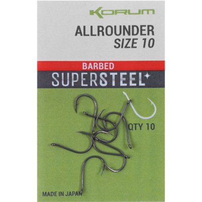 Korum Allrounder Hooks Barbed veľ.4 10ks