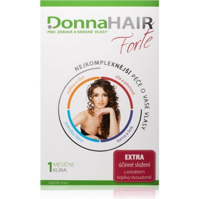 DonnaHAIR FORTE kapsuly pre zdravé a krásne vlasy 30 cps