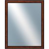 DANTIK - Zrkadlo v rámu, rozmer s rámom 40x50 cm z lišty CASTAGNO hnedá (396)