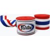 Fairtex Handwraps boxerské obväzy 300 cm červená/biela/modrá