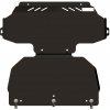 SCHERIFF Kryt motora, KIA Sorento I, (JC), 2002-2006, ohýbaný, oceľ 2,5 mm