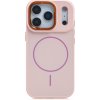AppleMix Kryt FRAME MAG COVER pre Apple iPhone 17 Pro Max - sub. MagSafe - púdrovo ružová
