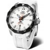 Vostok Europe N-1 Rocket Automatic Line NH35-225E711S - Bílý silikonový řemínek + 5 rokov záruka a darček ZADARMO