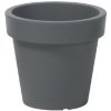 PlasticFuture Kvetináč LEXO CIRCLE sivý kameň, 60 cm