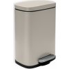 Spirella Pedálový odpadkový kôš Akira 5 l, matná sivohnedá