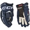 CCM Rukavice CCM Jetspeed FT6 JR, tmavo modrá-biela, Junior, 10