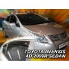 Deflektory komplet 4 ks pre TOYOTA Avensis, 2009-18 / sedan