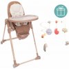CHICCO Stolička jedálenská Polly Armonia - Terracotta + Hrazdička Rainbow