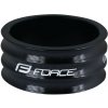 Podložka FORCE 1 1/8 AHEAD 15 mm Al, čierna
