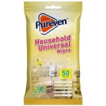 Pureven Household Universal Wipes univerzálne čistiace obrúsky 50 ks