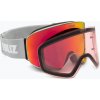 Lyžiarske okuliare Bliz Flow matt light grey/brown red multi/pink