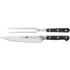 Zwilling Pro sada na porciovanie mäsa 2 ks, nôž a vidlička na krájanie, 38430-003