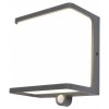 Lutec 6943701125 LED vonkajšie nástenné svietidlo Doblo 1x12W | 1000lm | 4000K | IP44 - šedá
