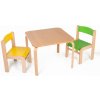 Simba Hajdalánek detský stolík se stoličkami Luca zelená zelená