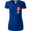 Judo Japan vlajka - Dámske tričko z organickej bavlny Origin (GOTS) - S ( Kráľovská modrá )