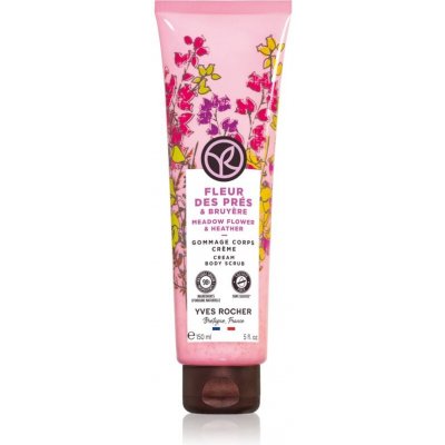 Yves Rocher Bain de Nature krémový peeling na telo Meadow Flower & Heather 150 ml