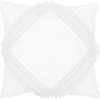 COTTON & SWEETS Dekoračný vankúš Lace Boho - White