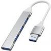 PremiumCord Hub USB3.2A na USB3.2 A + 3x USB2.0 A, SuperSpeed 5Gbps, hliníkové pouzdro