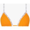 Vrchný diel plaviek KW01604 ZEG oranžové - Calvin Klein M oranžová-bílá