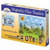 Magnetické divadlo Krtko s drevenými figúrkami v krabici